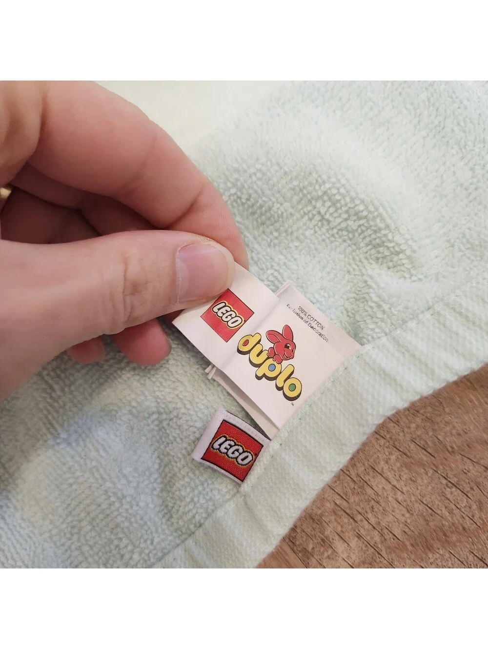 LEGO Duplo TOWEL 100% Cotton 28” x 31” Pool Half Size Floor Mat Toddler EUC Rare